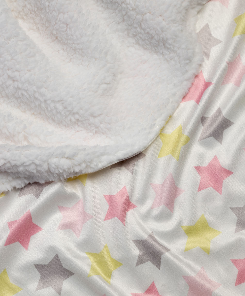 Set mantita + peluche beb&eacute; estrellas