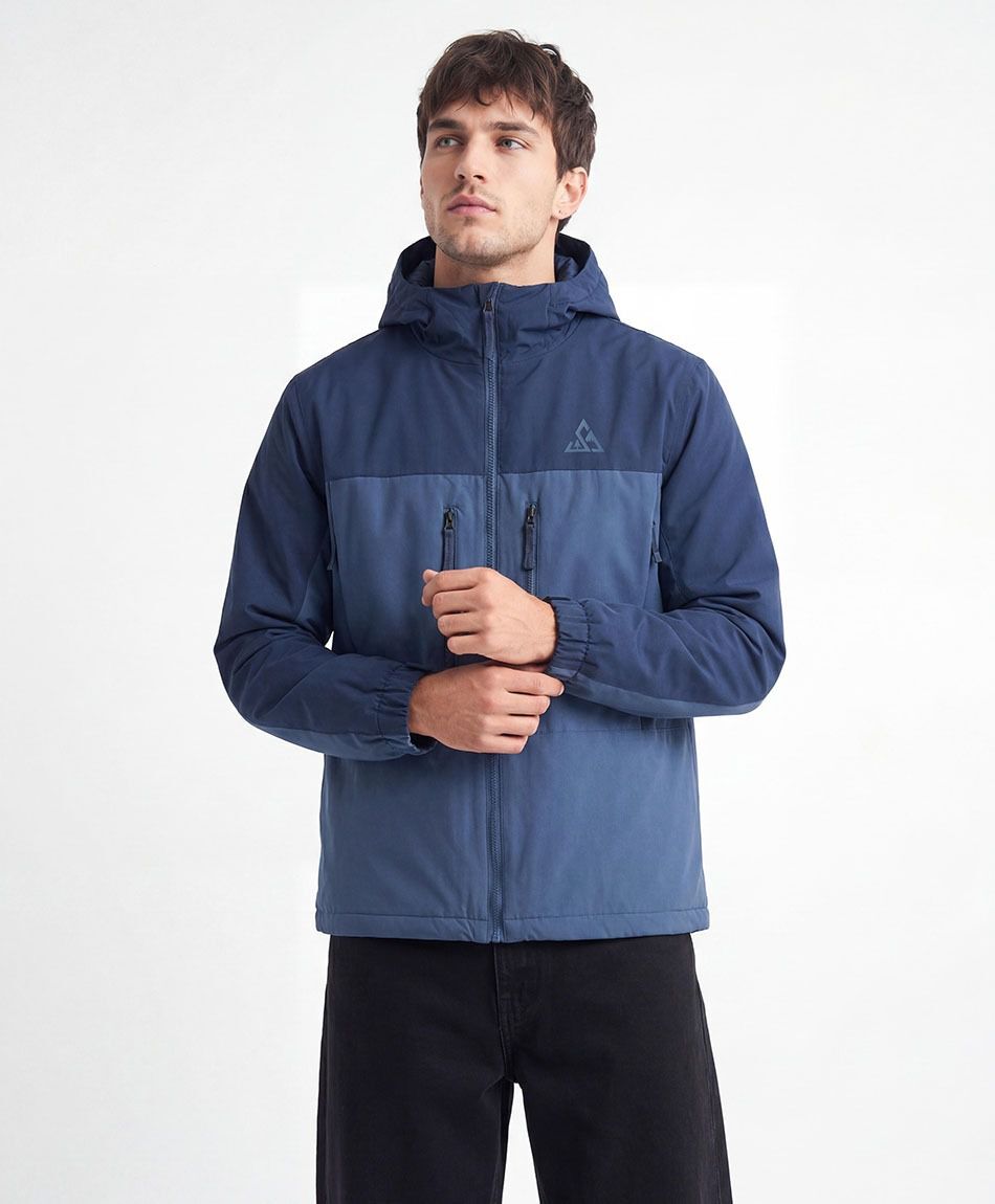 Campera hombre outdoor bolsillos