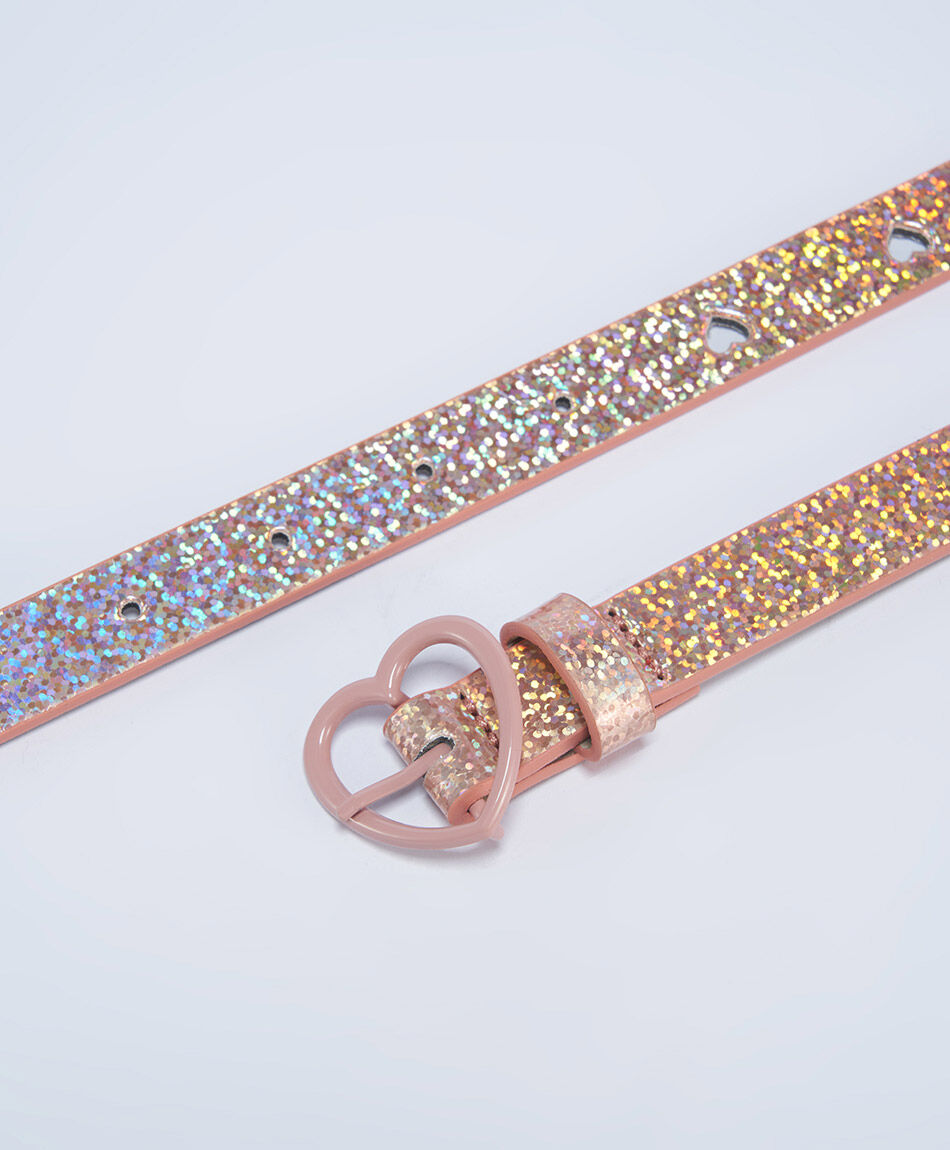 Cintur&oacute;n ni&ntilde;a hebilla coraz&oacute;n