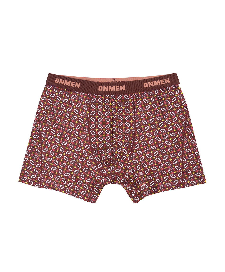 Pack 3 boxer hombre dise&ntilde;o rojo