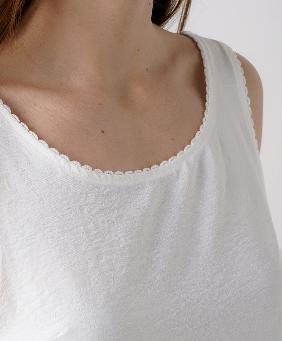 Camisa mujer top encajes