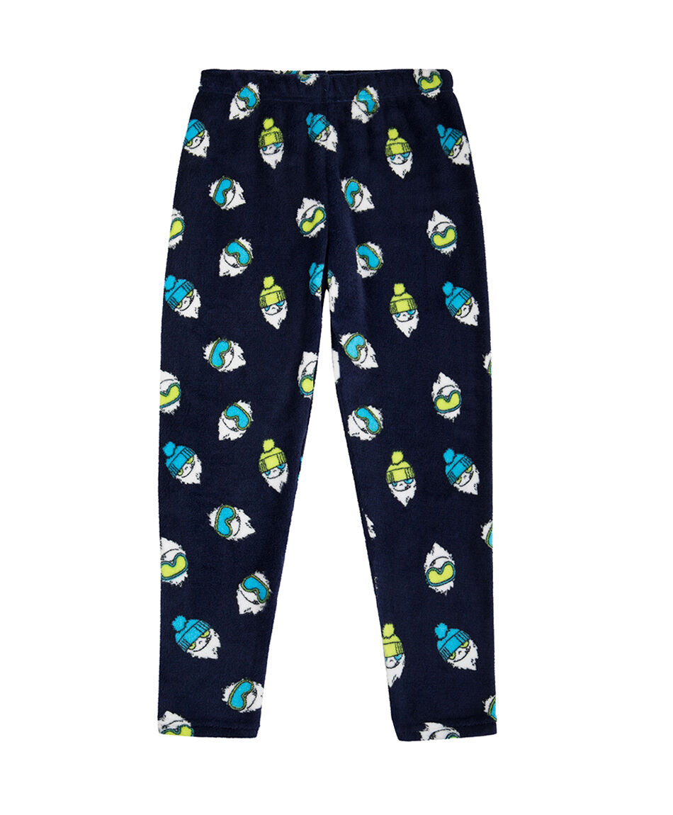 Pijama ni&ntilde;o estampado yeti