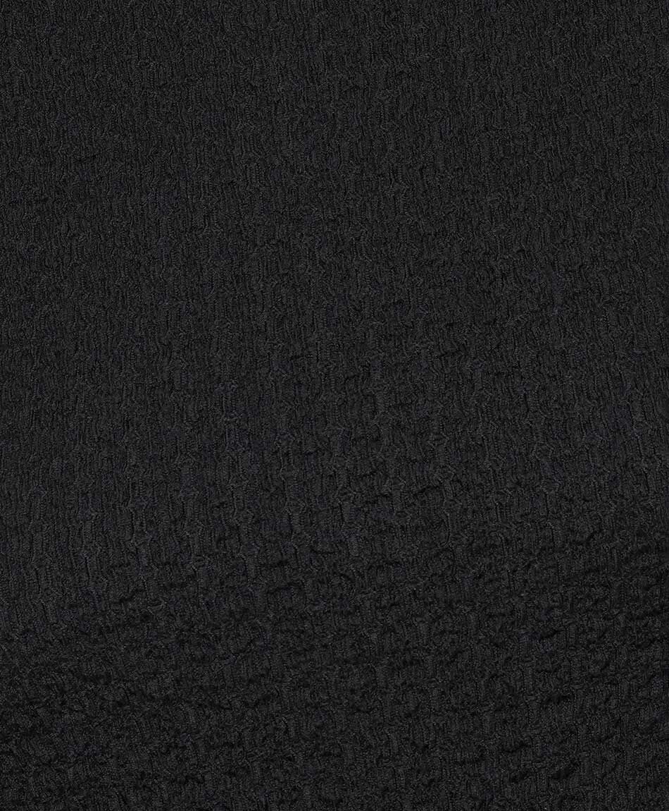 Remera mujer texturizada black