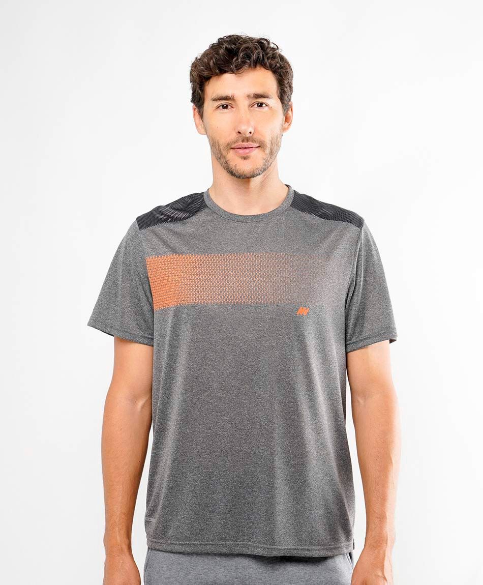 Remera deportiva hombre melange