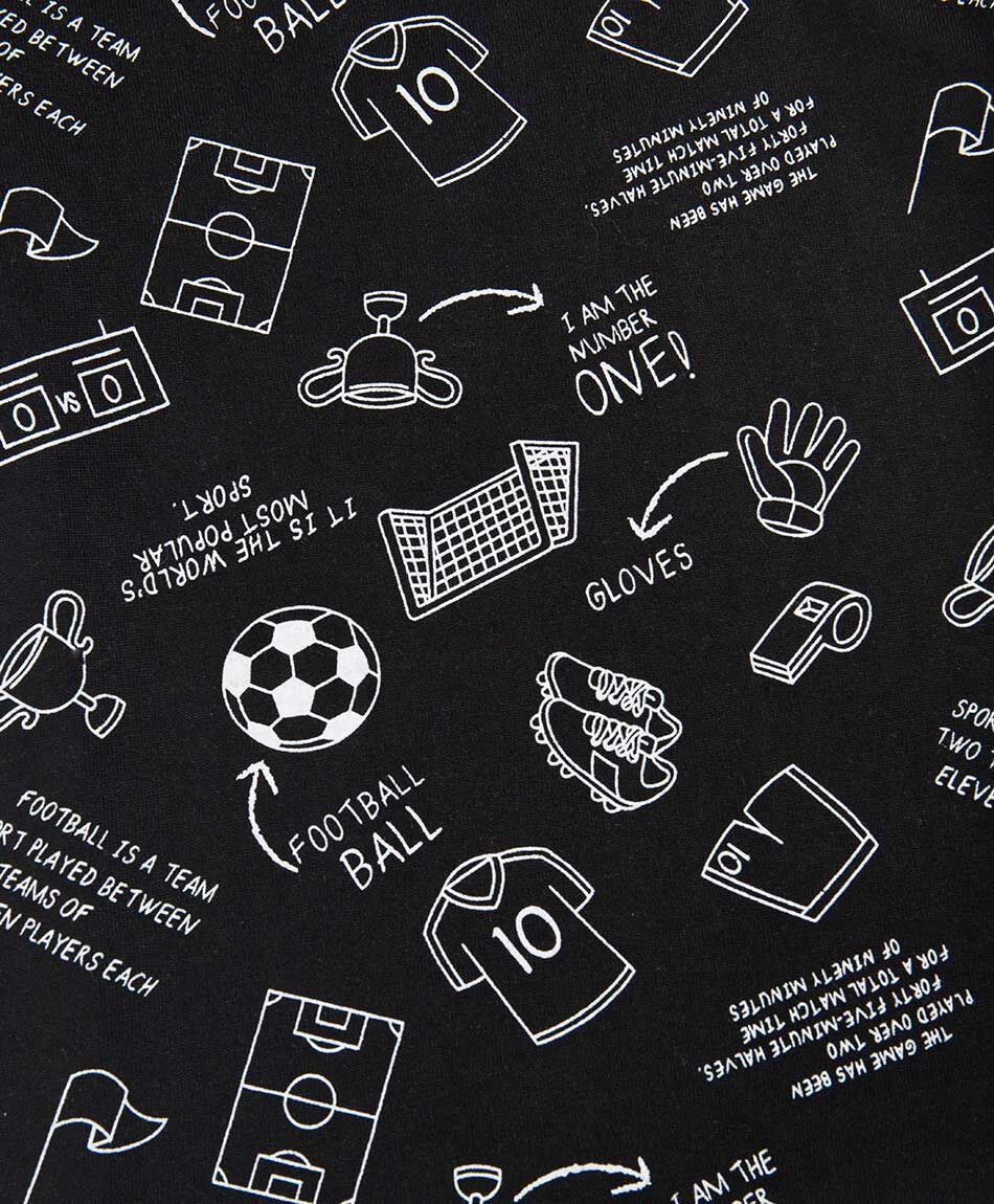 Remera beb&eacute; dibujos f&uacute;tbol