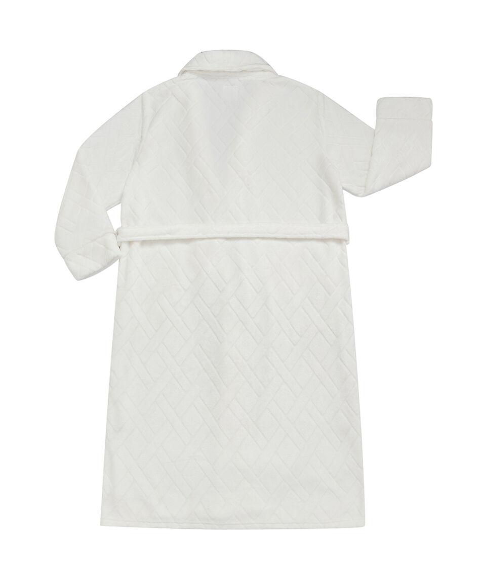 Bata mujer larga jacuard desing