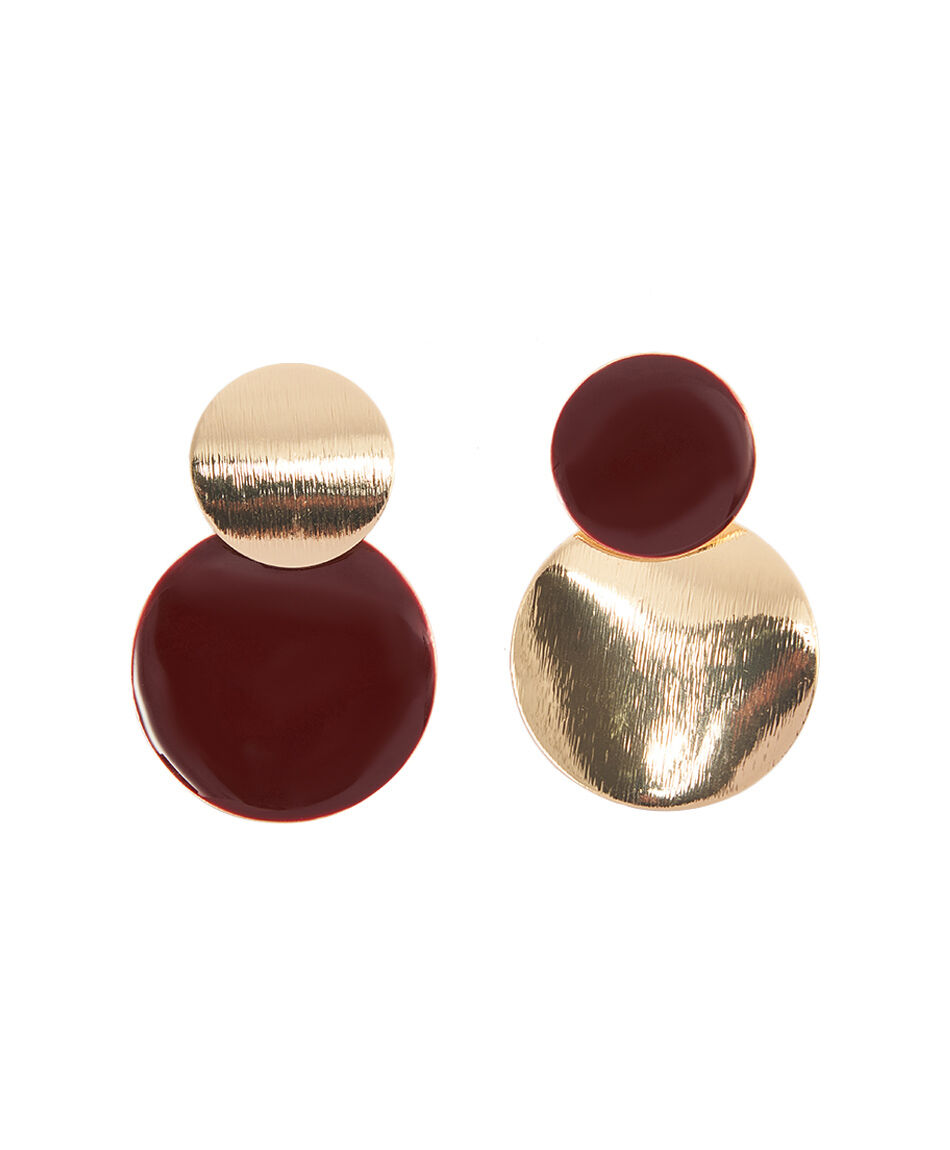 Aros mujer circulo gold