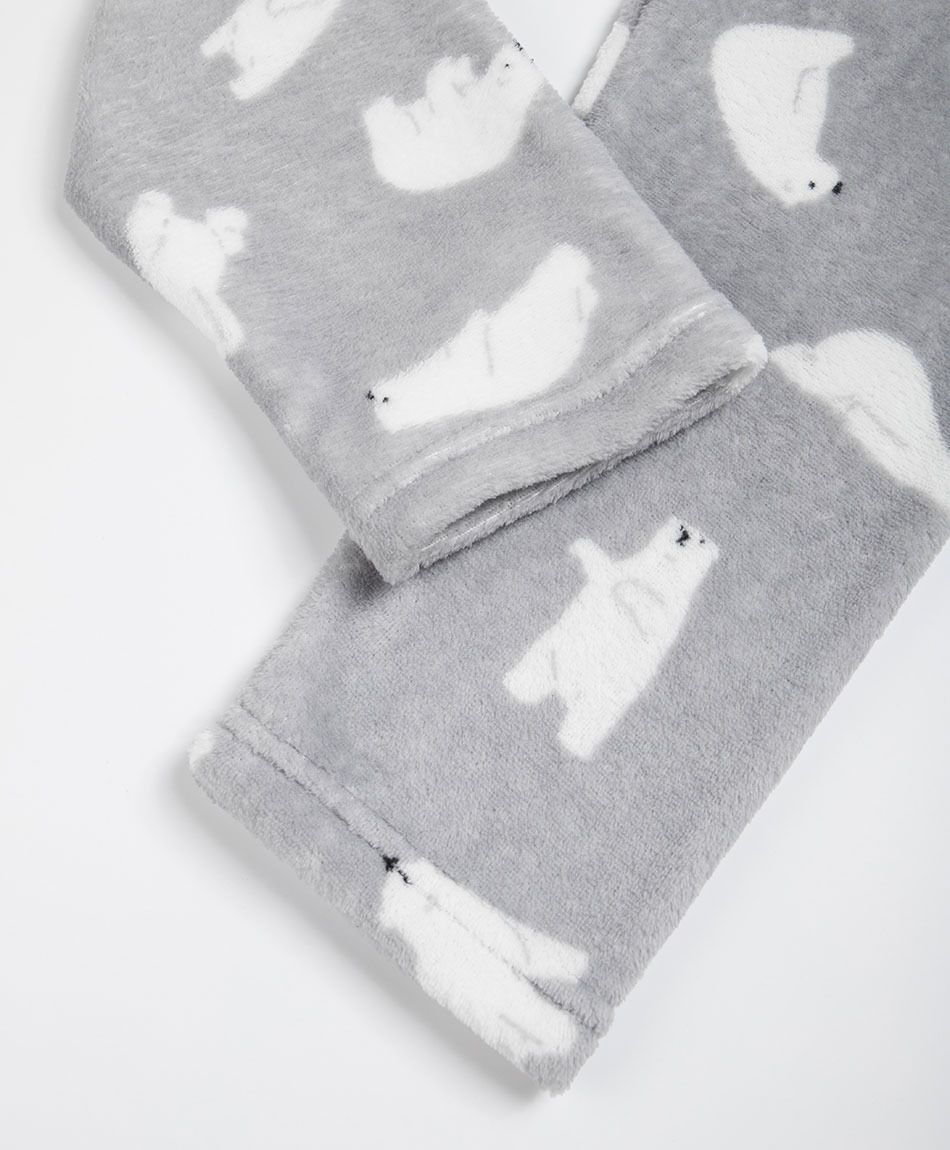 Pijama ni&ntilde;a coral sue&ntilde;os blancos