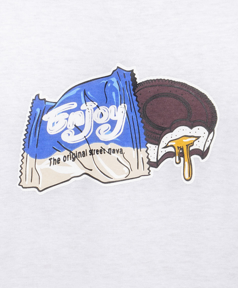 Remera hombre manga corta estampada enjoy