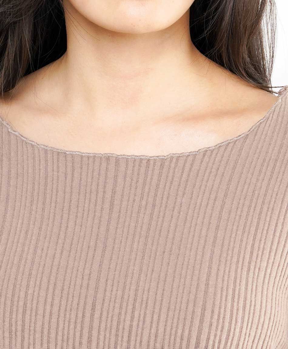 Sweater mujer canale beige