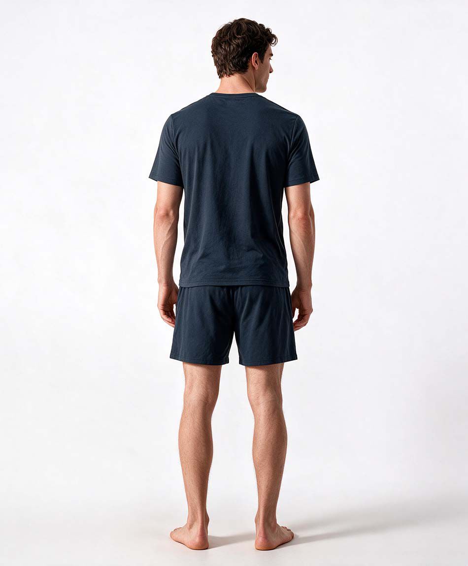 Pijama hombre l&iacute;nea azul