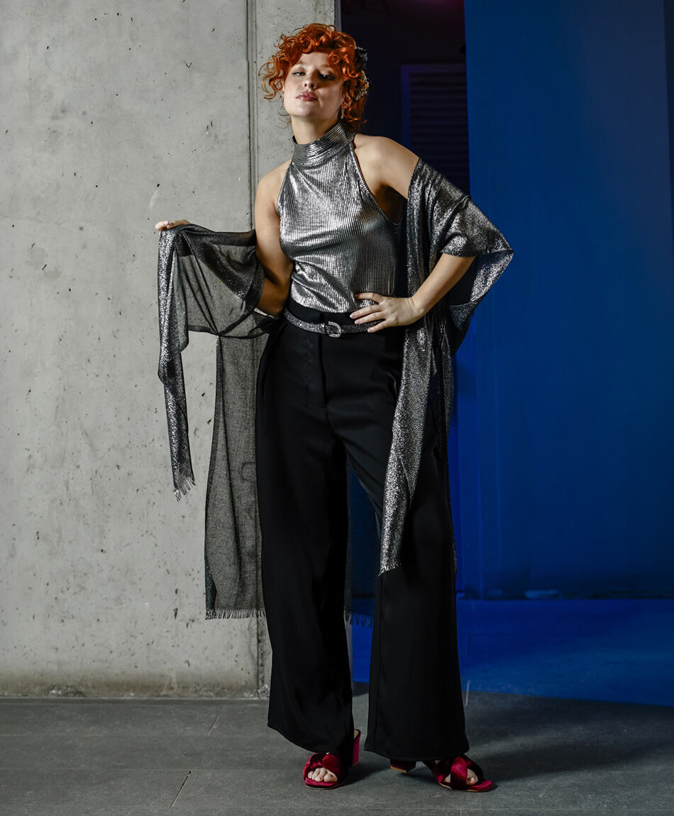 Pareo mujer lurex