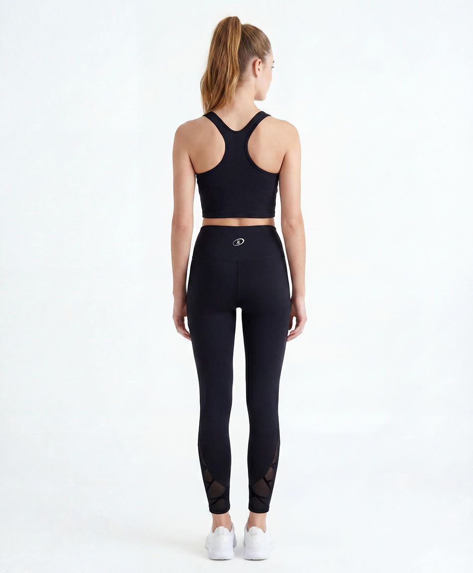 Calza deportiva mujer mesh black