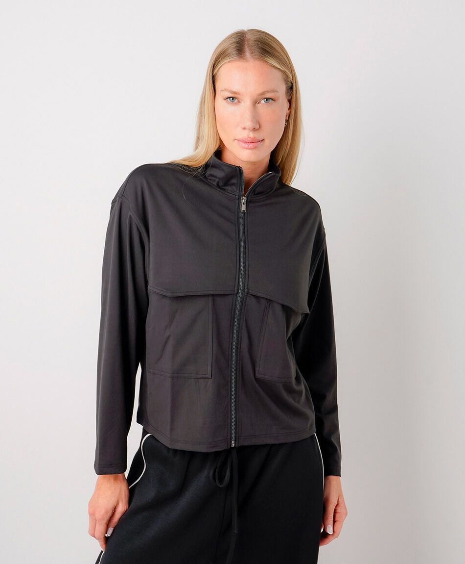 Chaqueta mujer bolsillos tapas