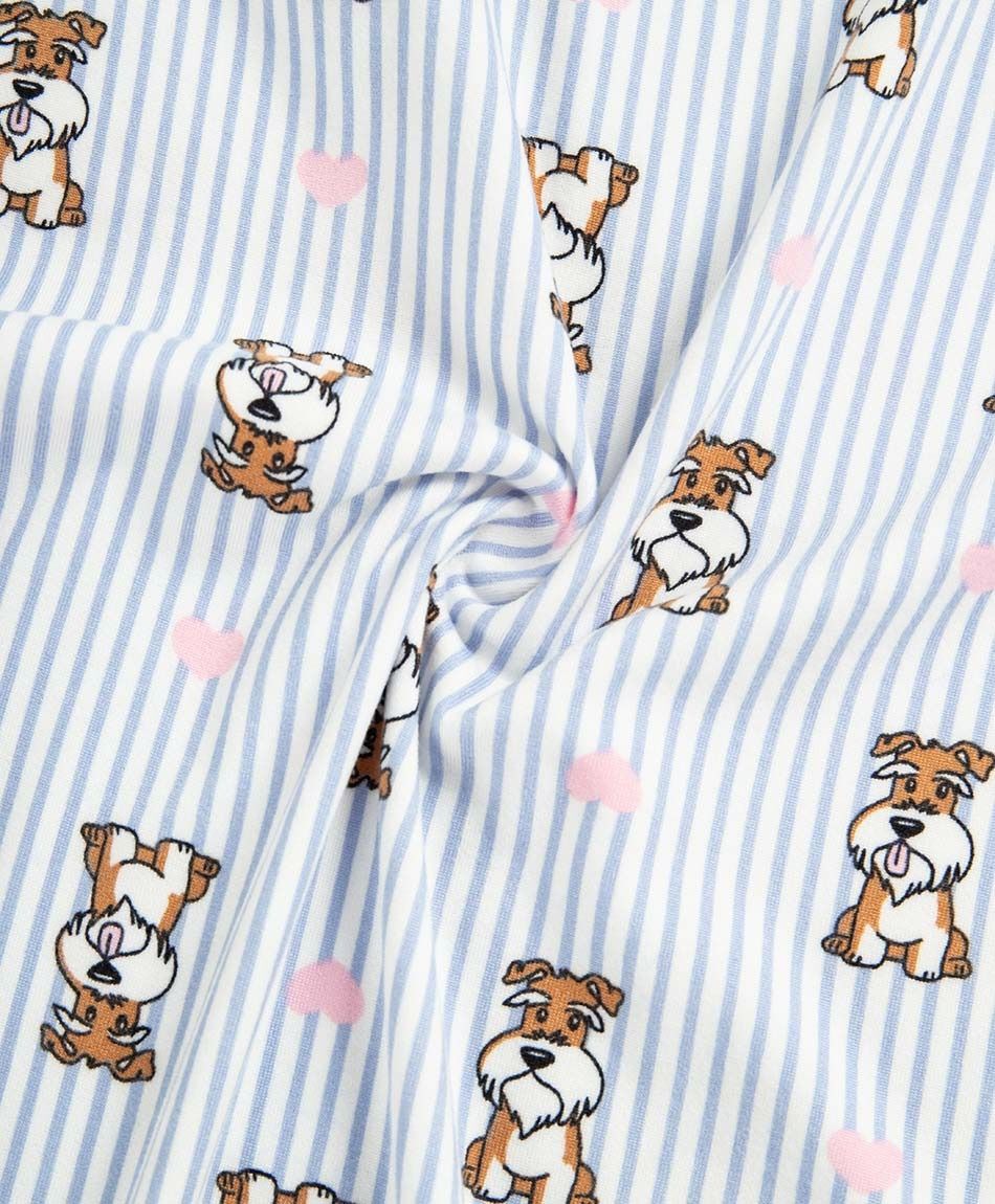 Pijama mujer rayas dog fantas&iacute;a