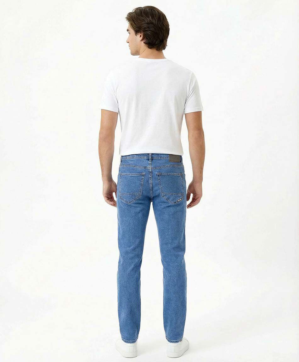 Jeans hombre azul skinny