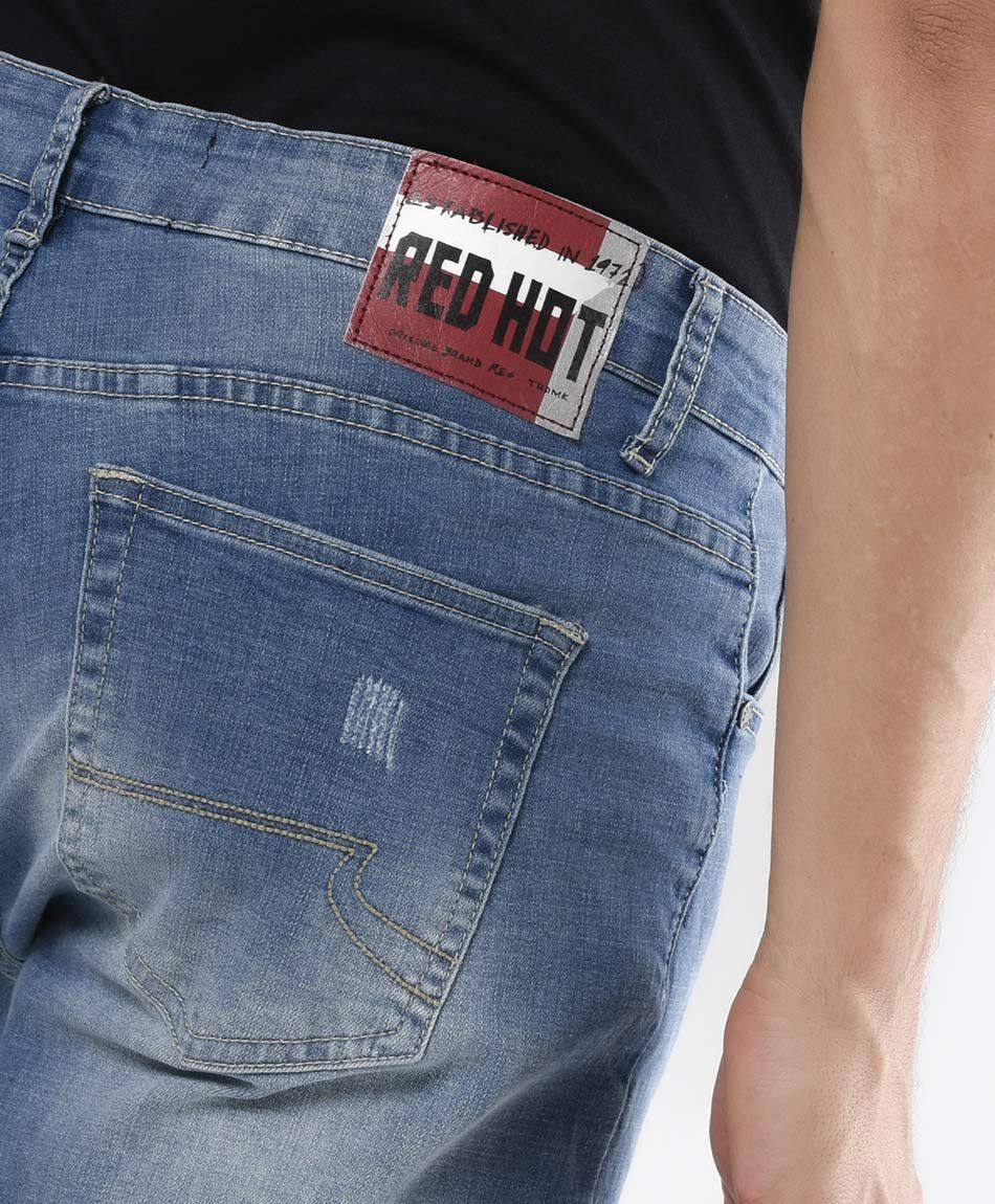 Jeans hombre parches