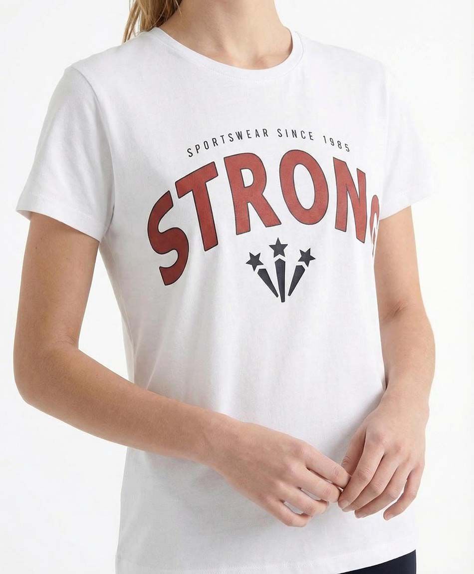 Remera deportiva mujer oversize strong