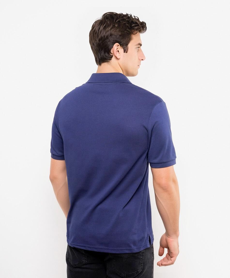 Remera hombre lisa cuello piqu&eacute;