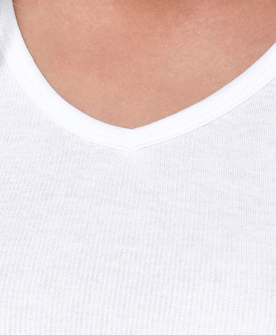 Polera canale cuello v