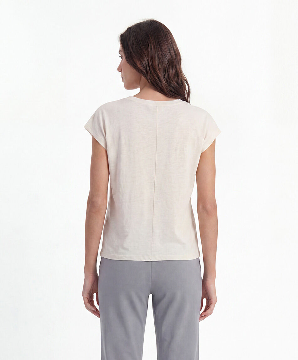 Remera mujer brillos superior