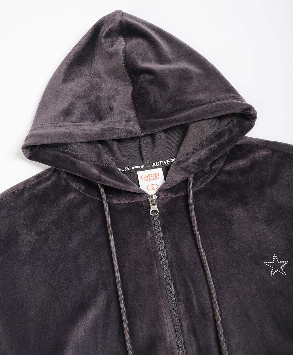 Poler&oacute;n deportivo mujer  hoodie grey