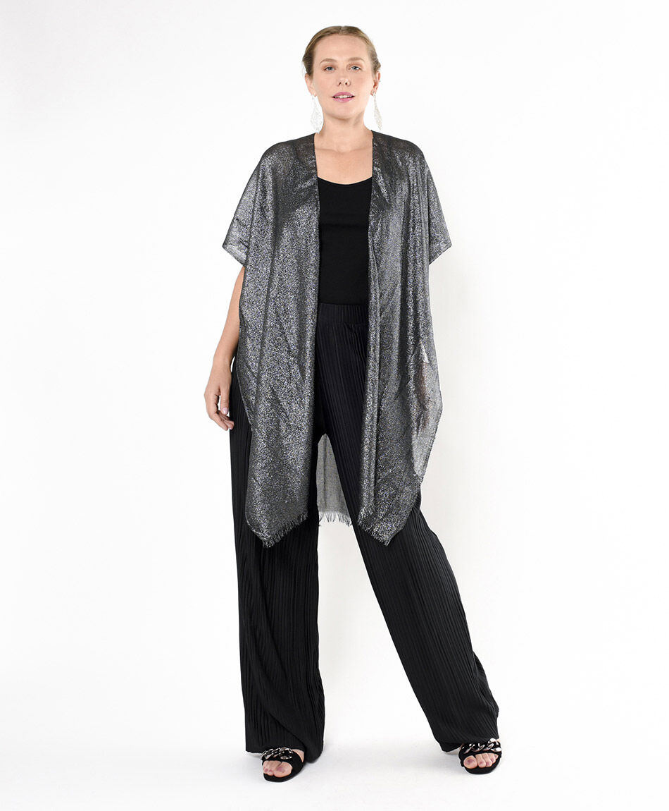 Tapado mujer brillante - TRICOT