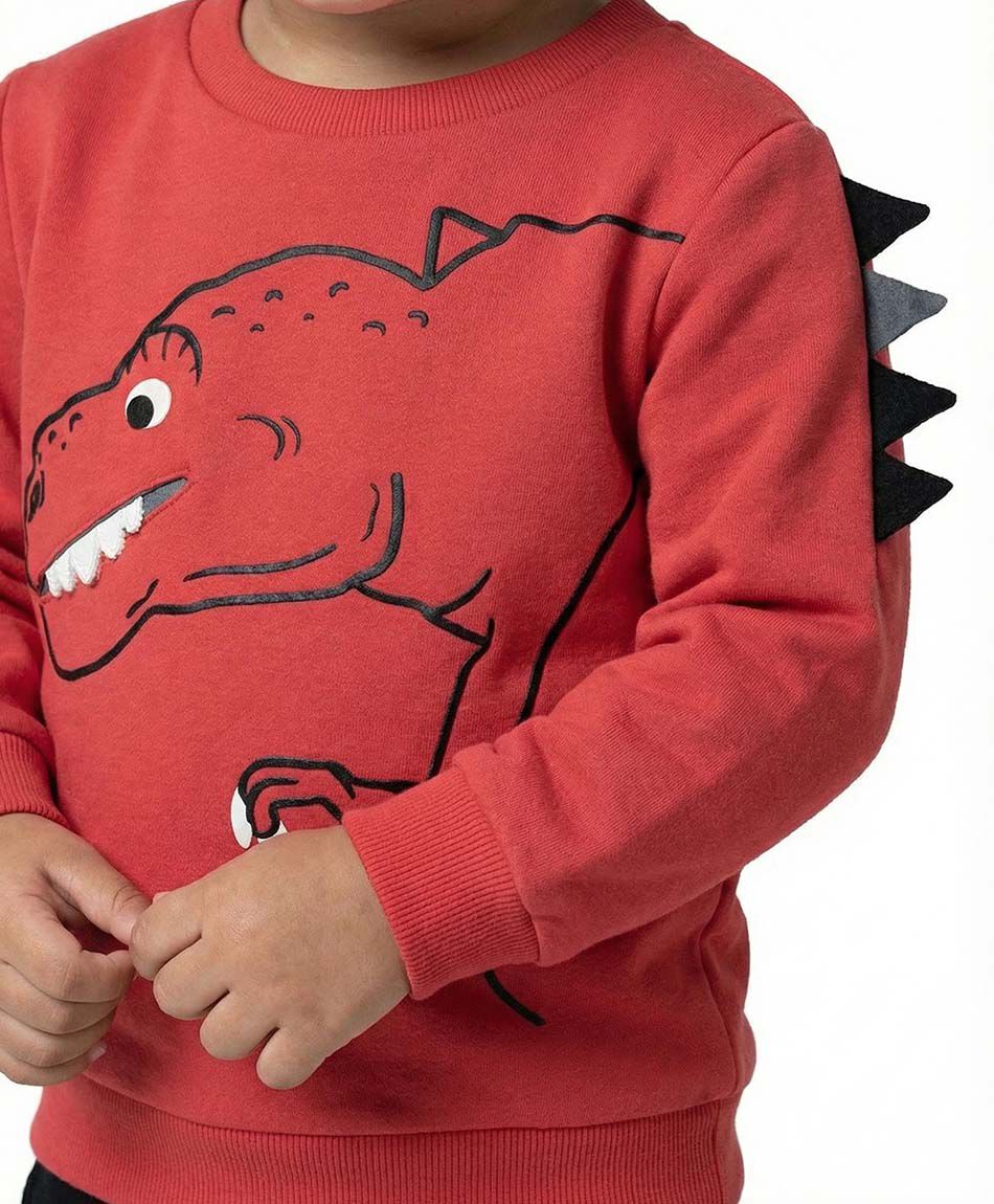 Set buzo beb&eacute; dinosaurio