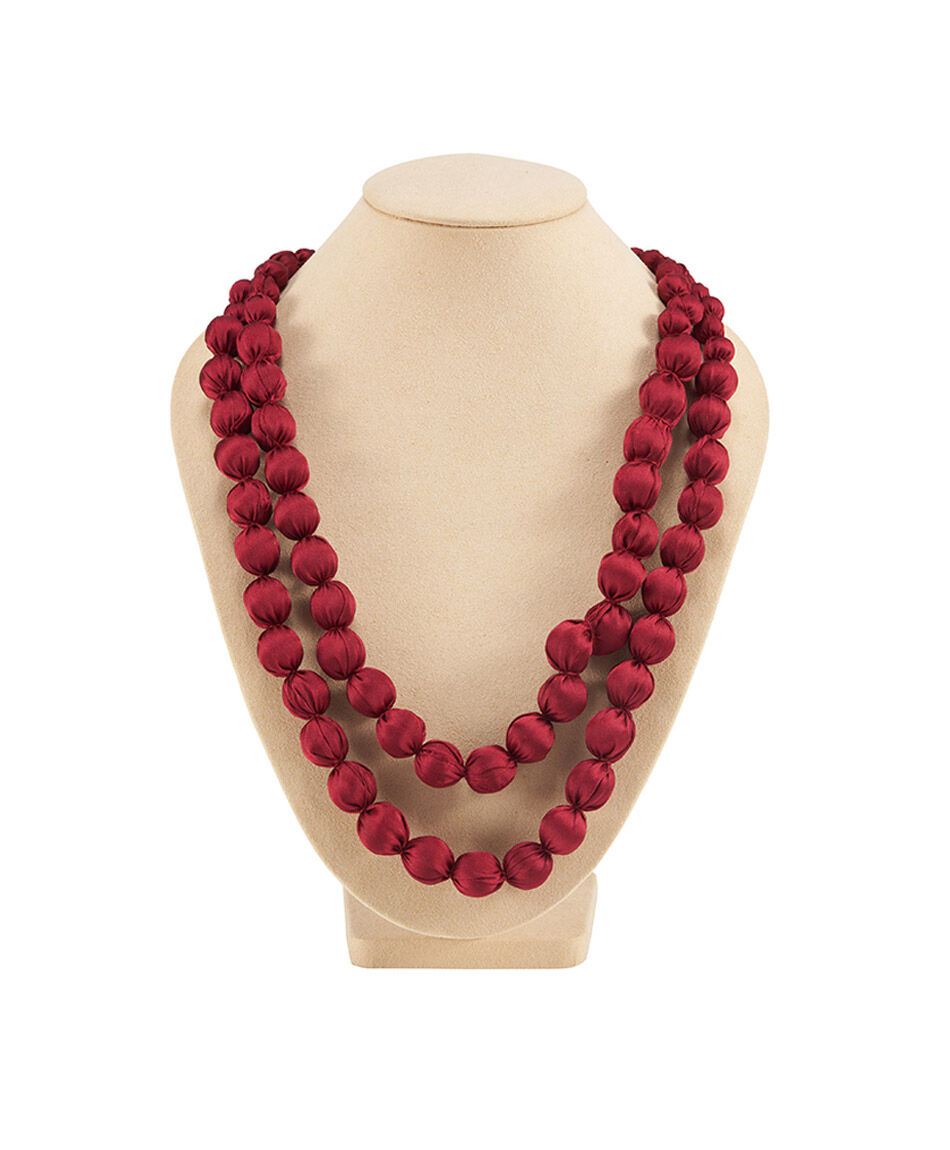 Collar mujer bolitas