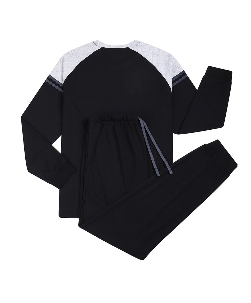 Pijama hombre manga larga jogger