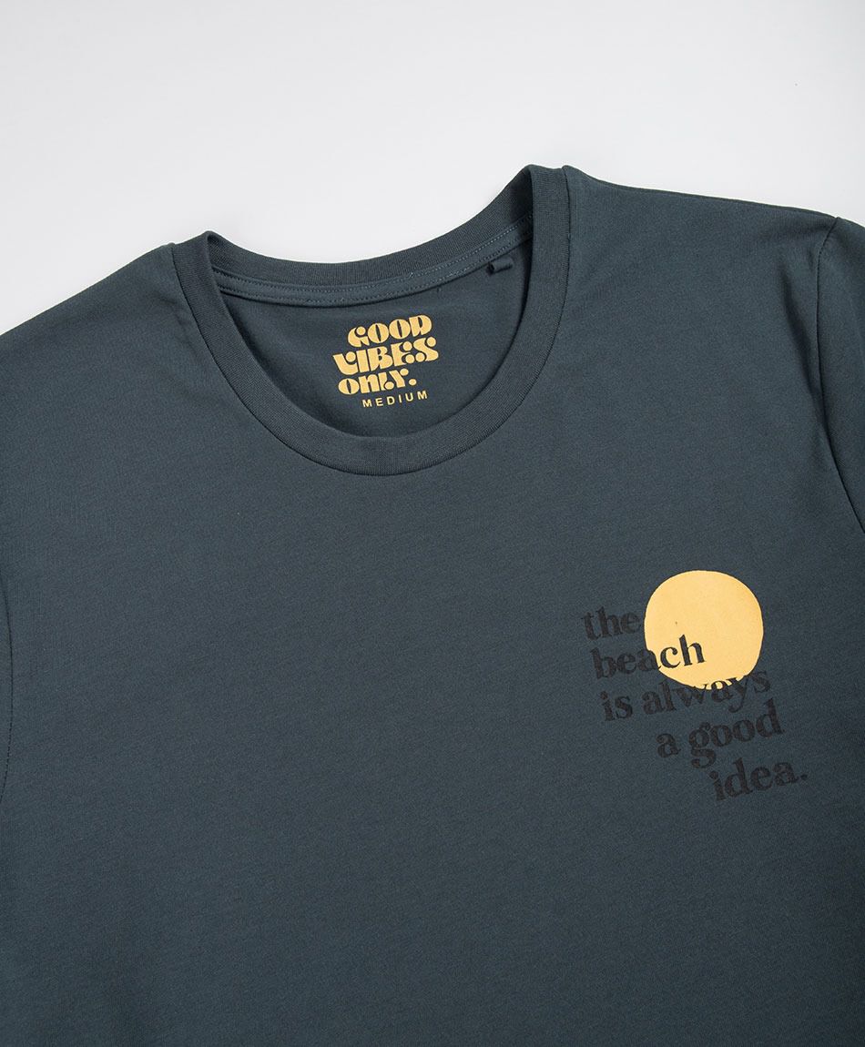 Remera hombre estampado tiny sun