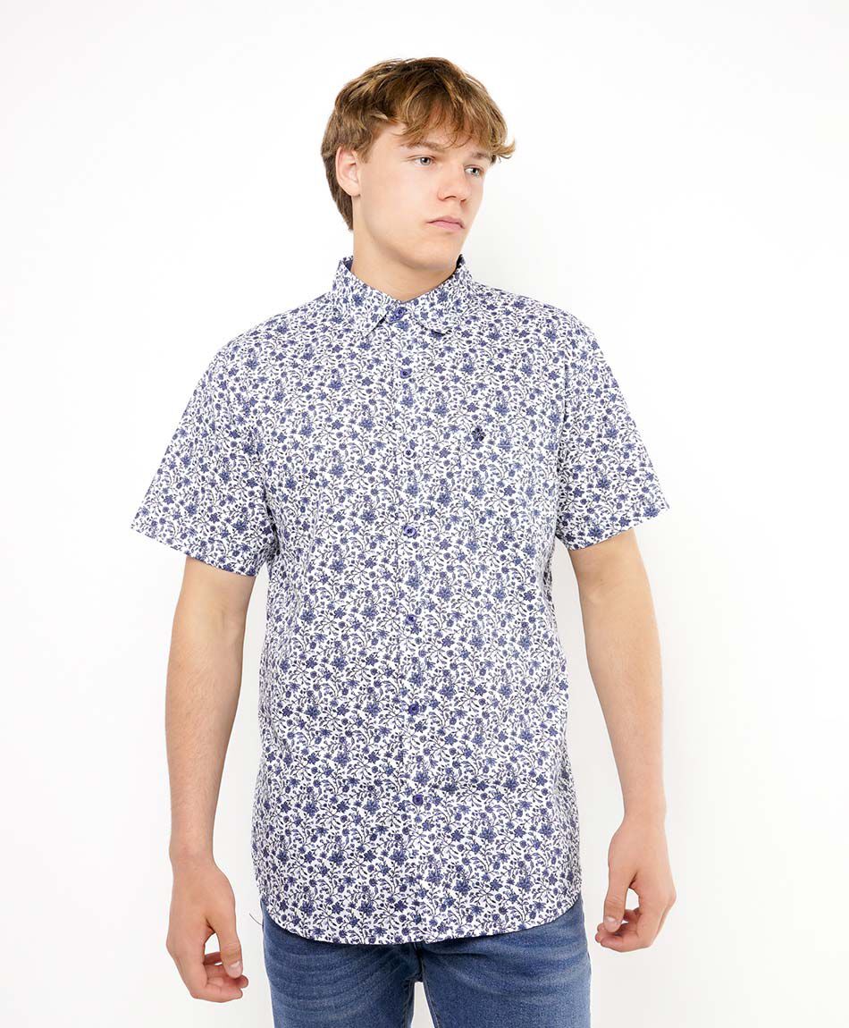Camisa hombre estampado bicilcetas