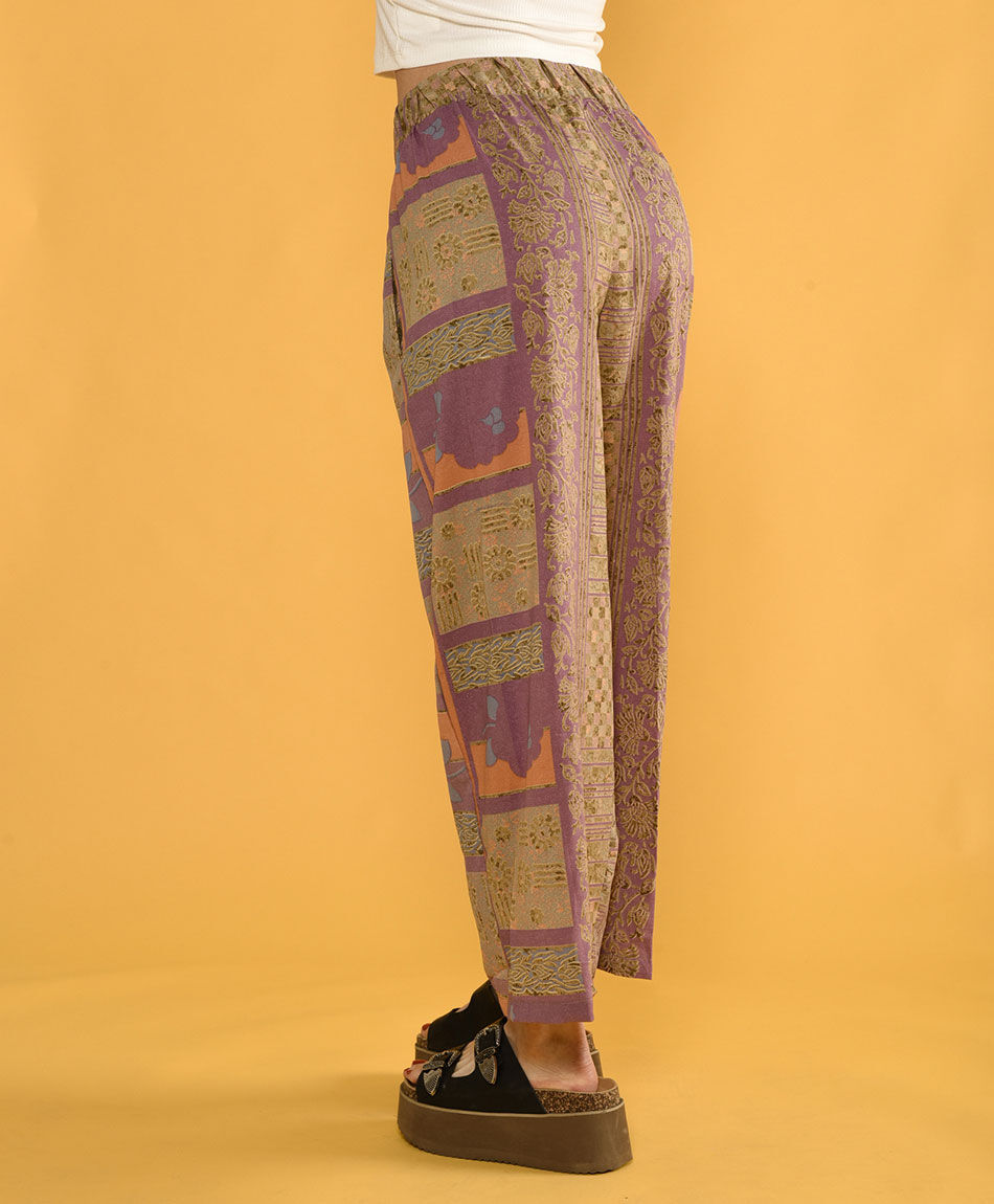 Pantalon palazzo cru