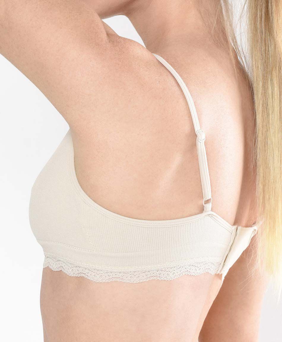 Bralette mujer seamless acanalado
