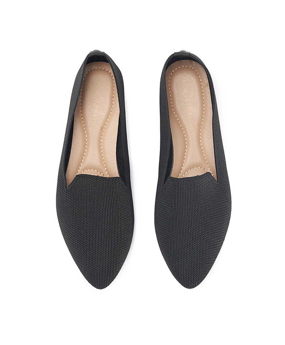 Ballerina mujer tejida black