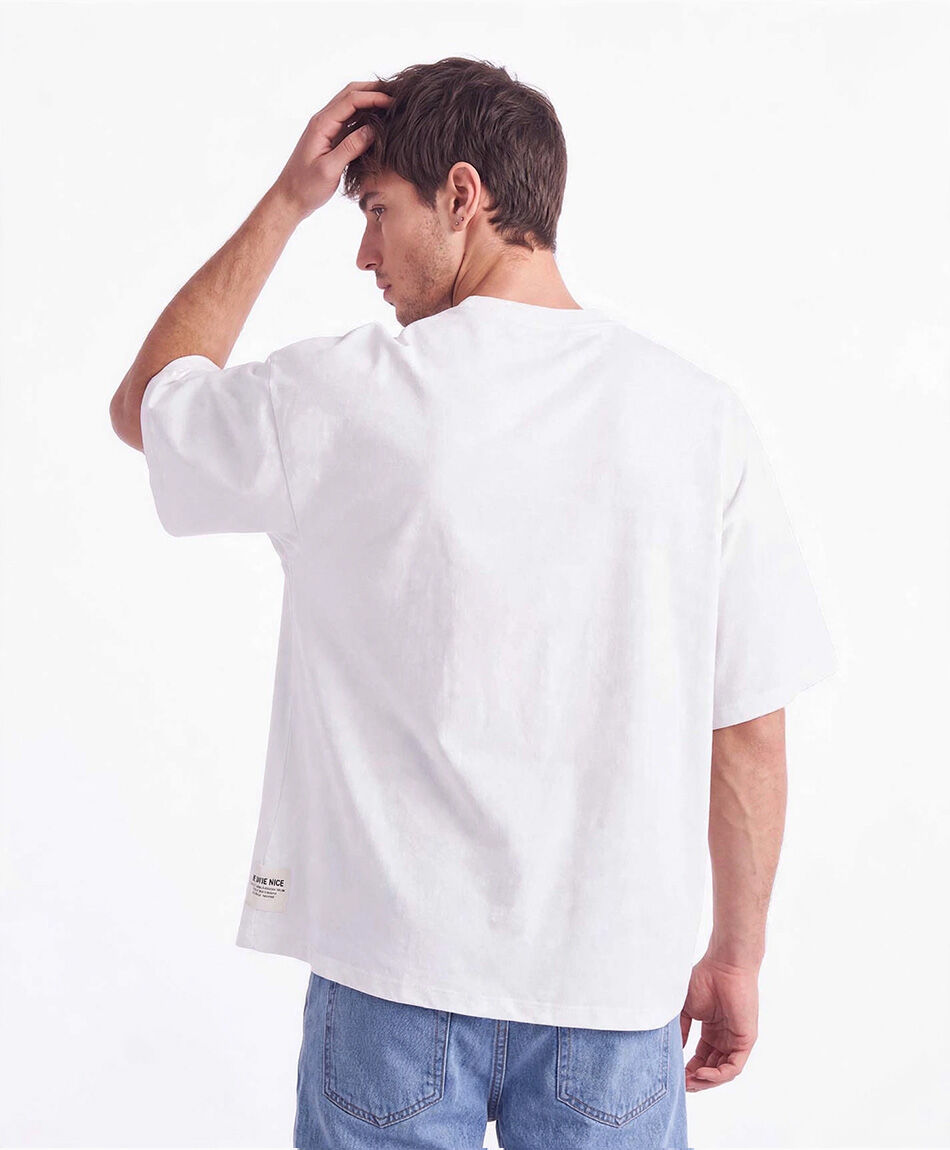 Remera hombre oversize