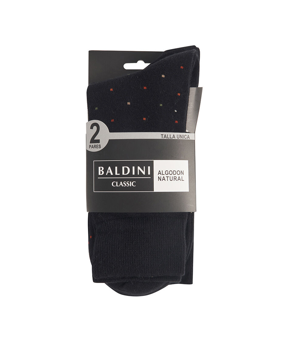 Pack 2 medias hombre rombos tricolor