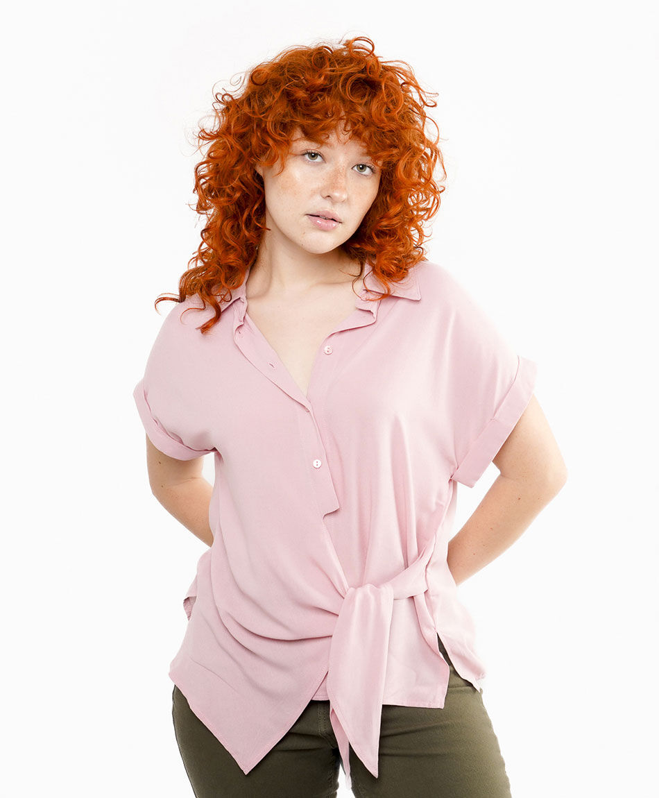 Camisa mujer modelo mo&ntilde;o pink