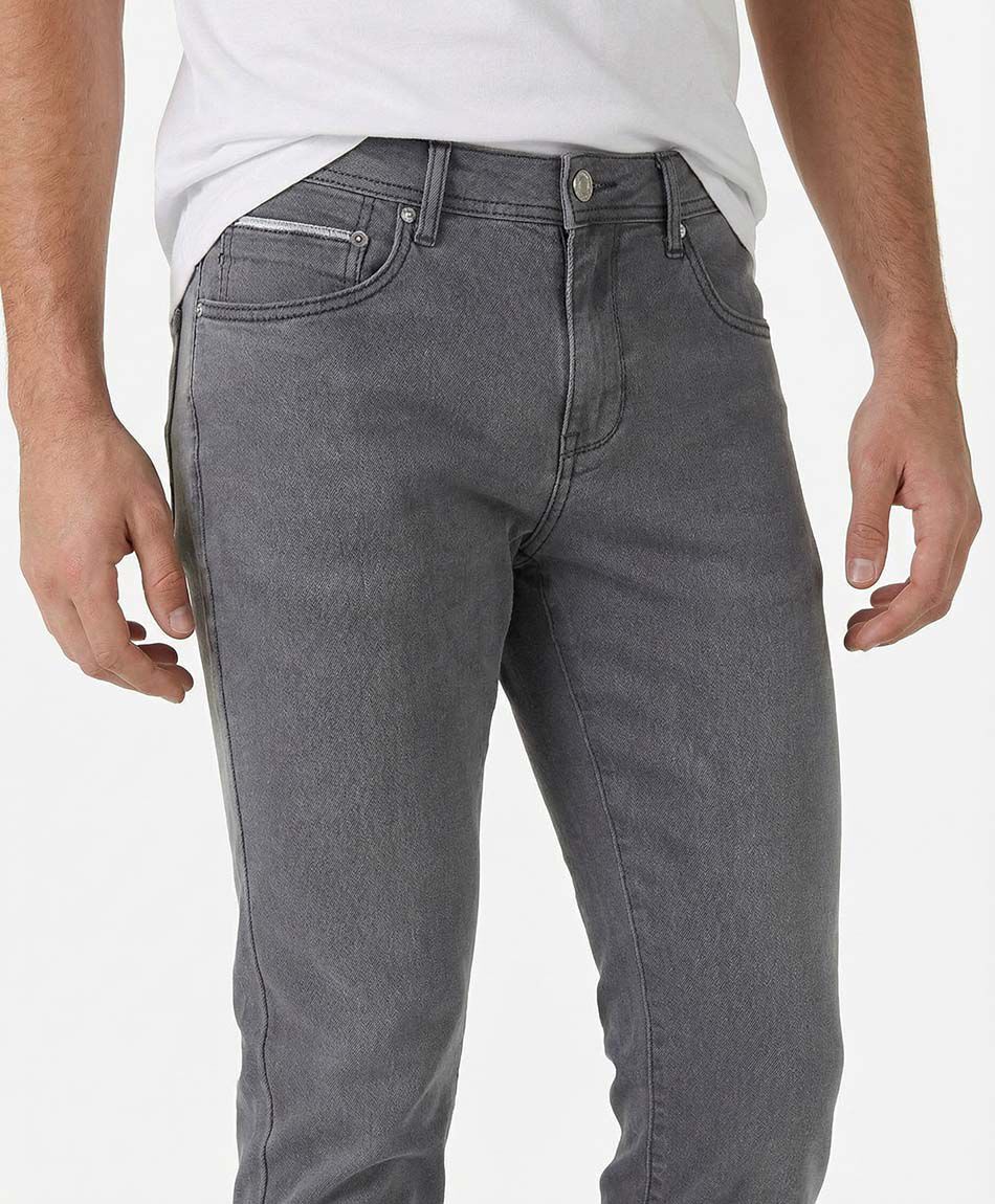 Jeans hombre gris skinny