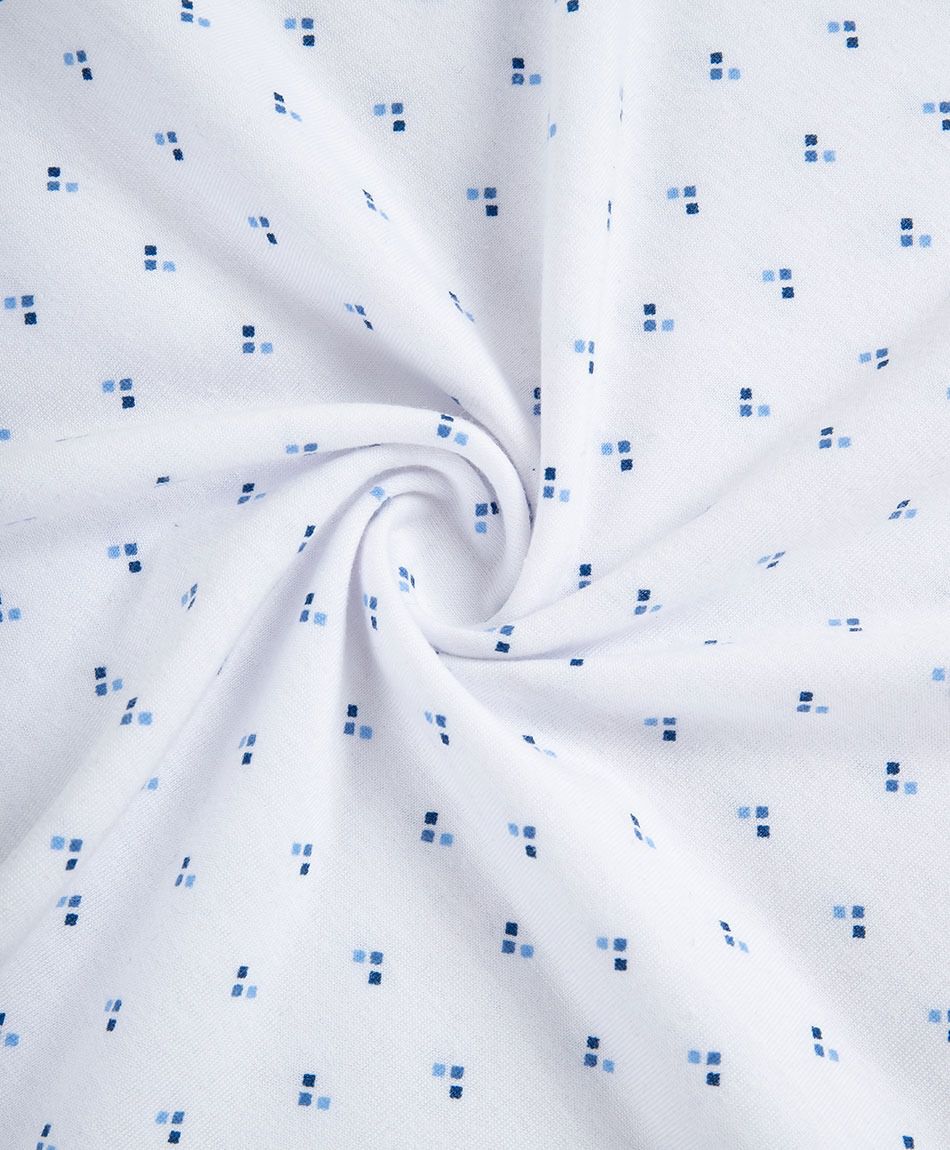 Remera hombre cuello polo puntos azules