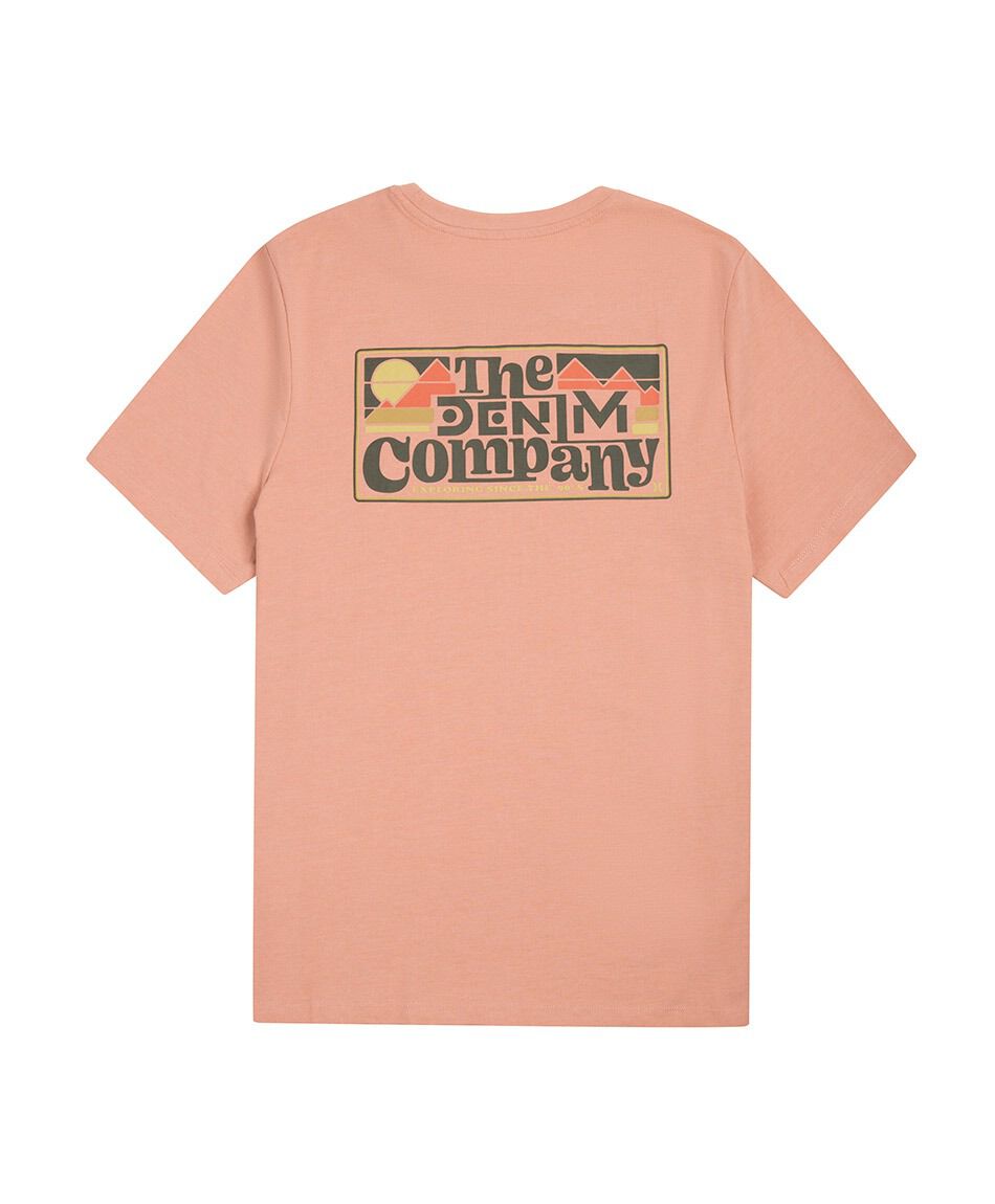 Remera hombre doble estampado denim company