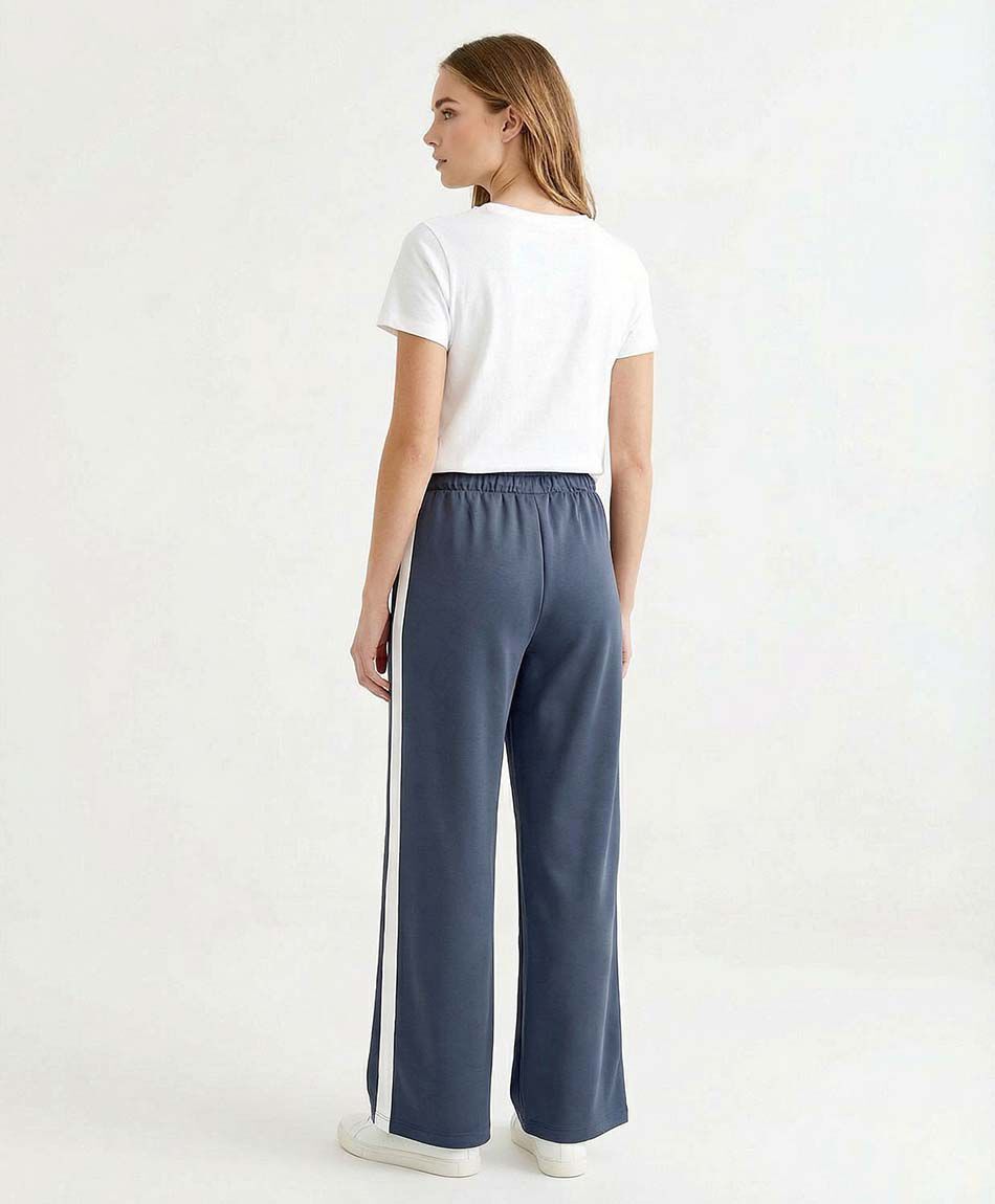 Pantalon deportivo mujer rectos blue