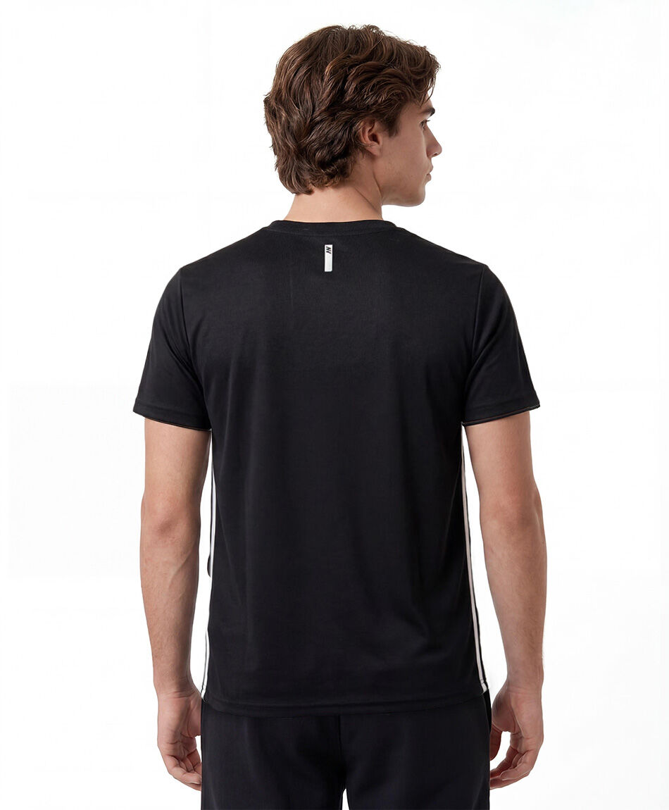 Remera deportiva hombre l&iacute;neas laterales