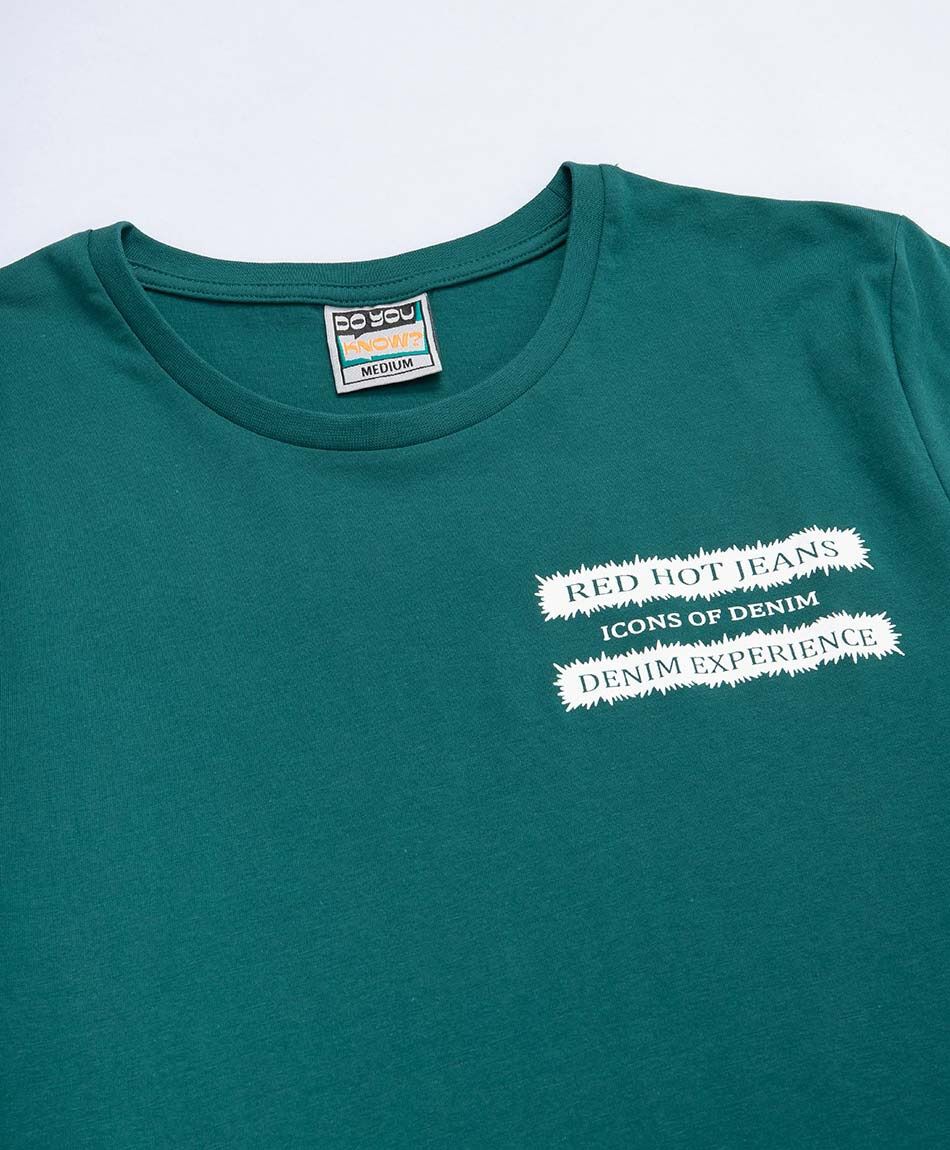 Remera hombre doble print vintage