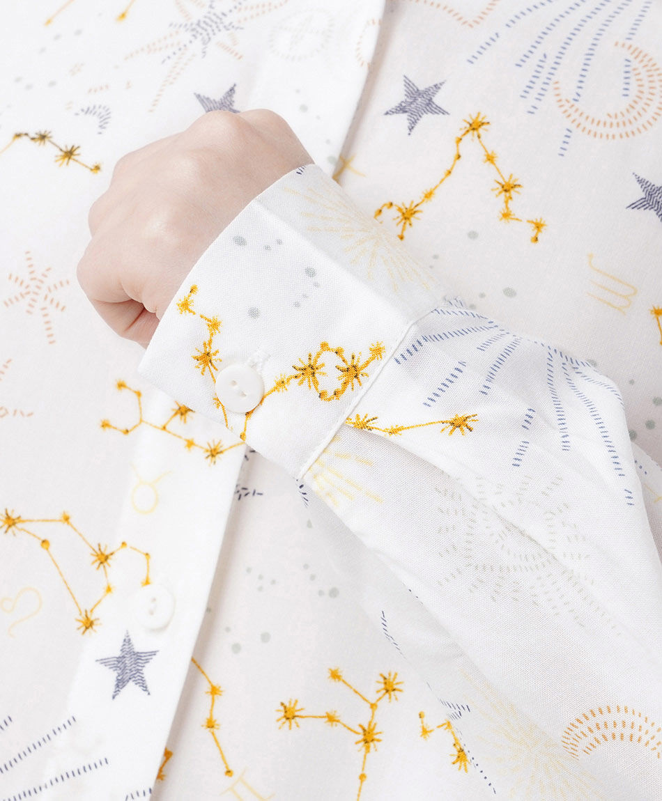 Camisa mujer estampado cielo