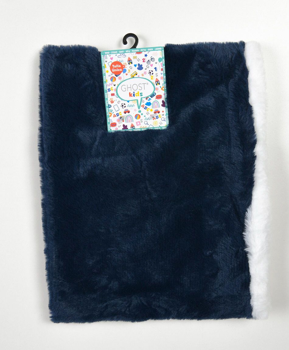 Cuello infanil forrado bicolor