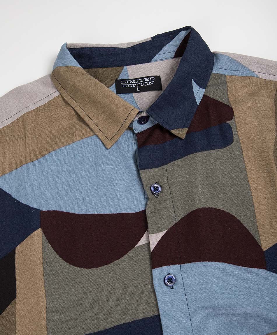Camisa hombre lino dise&ntilde;o