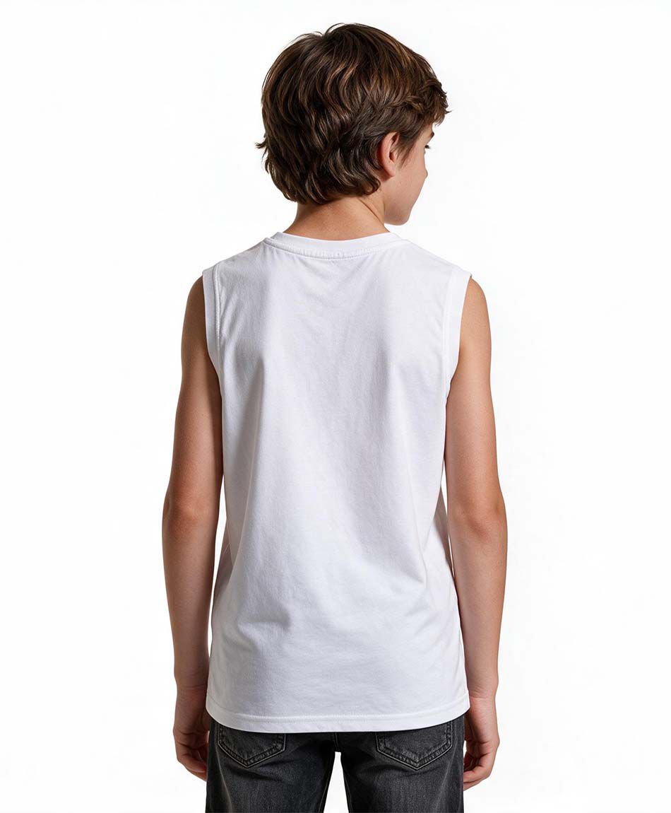 Remera ni&ntilde;o sin mangas gamer