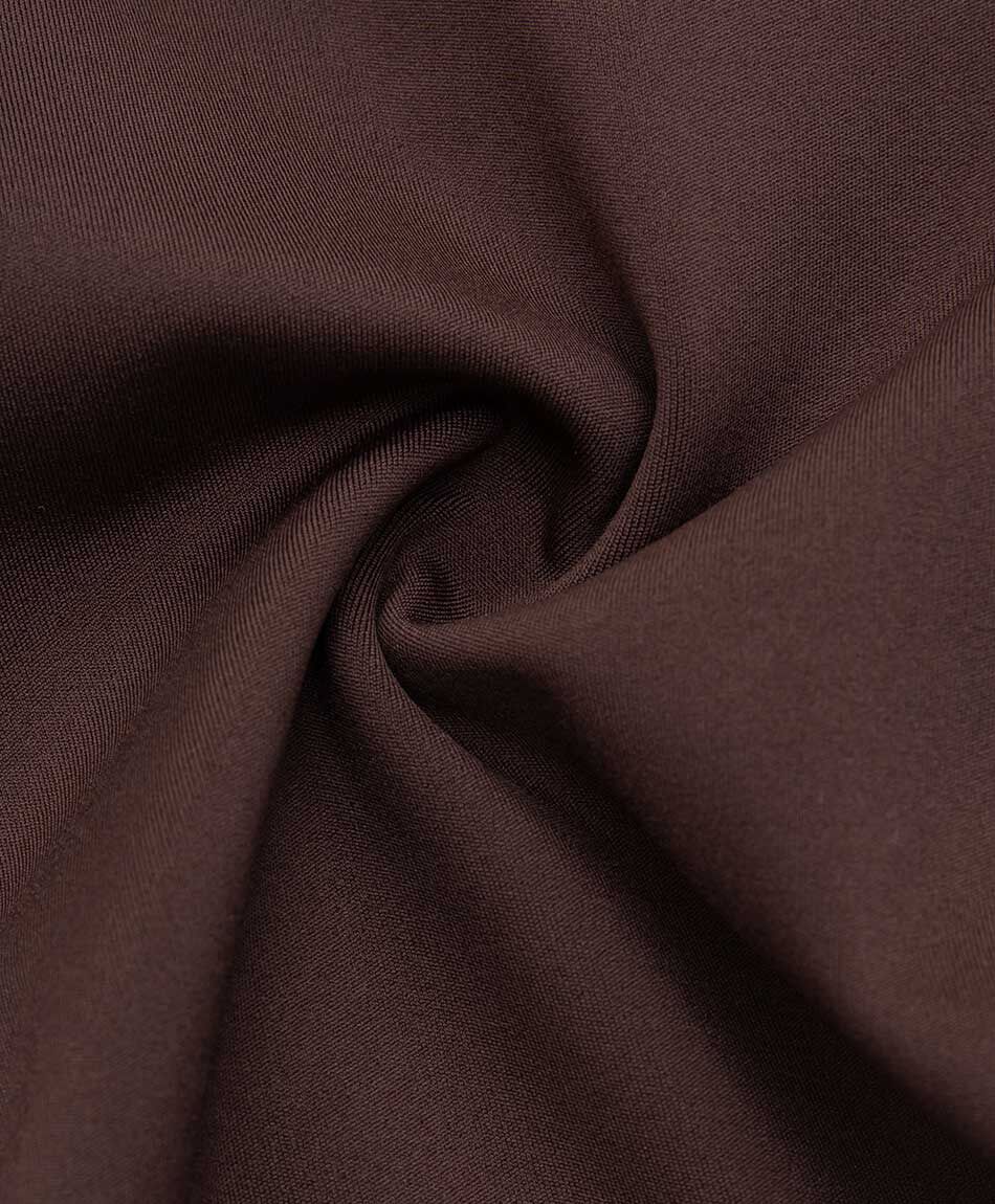 Calza deportiva mujer costuras caf&eacute;