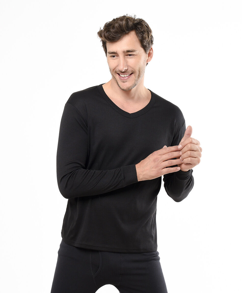 Camiseta hombre negra